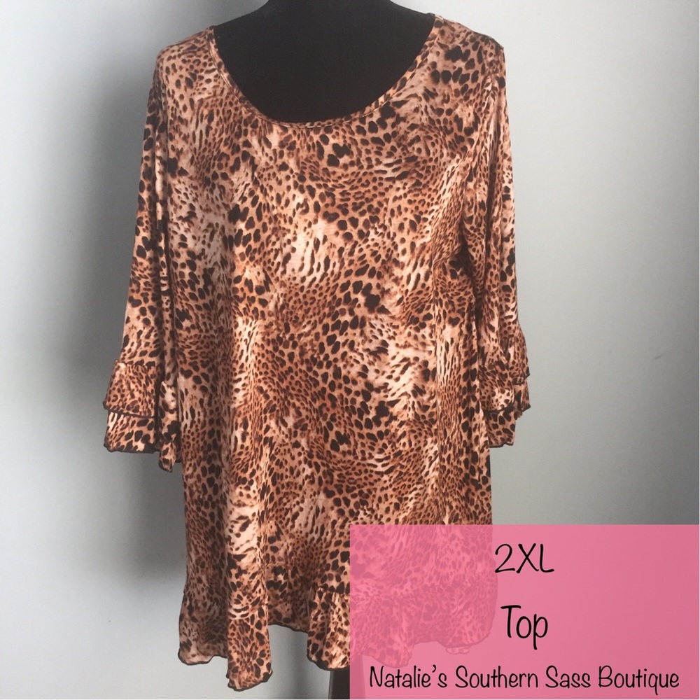 Leopard print tunic
